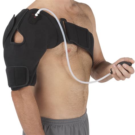 The Personalized Compression Hotcold Wrap Back Or Shoulder Hammacher Schlemmer