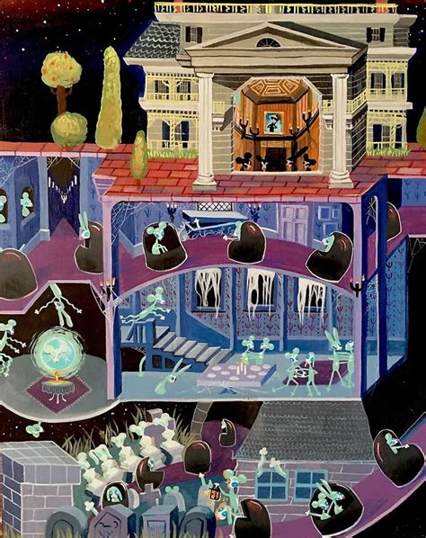 Haunted Mansion Inspired By Castj295 Disney Haunted Mansion Art