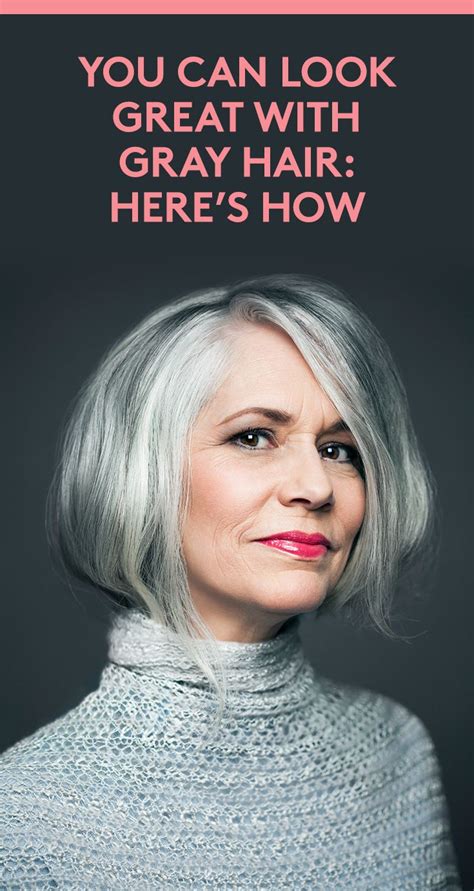 How much time you'll spend in the salon will depend on how porous your hair is, but brown says to prepare for a solid two to three hours. How to Go Gray Gracefully | Grey hair care, Transition to ...