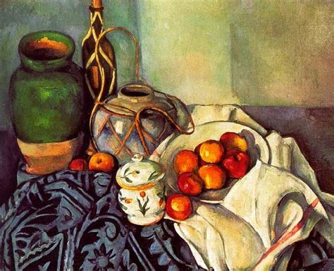 Still Life Paul Cezanne Malmo Sweden Oil Painting Reproductions 00369