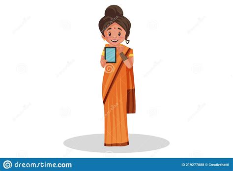 Goddess Sita Vector Cartoon Illustration Stock Vector Illustration Of