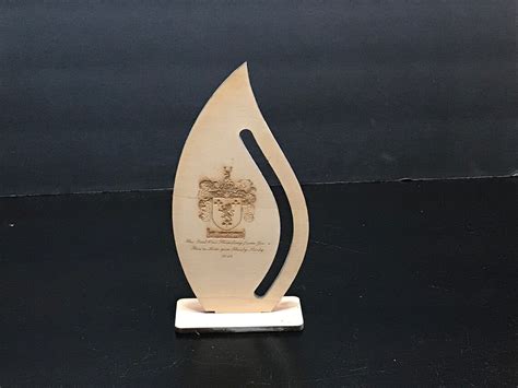 Custom Award Plaque Custom Trophy Engraved Wooden Award Etsy