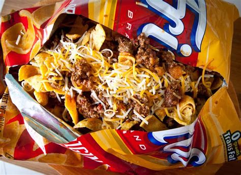 Frito Pie With 1 Hour Texas Chili Steamy Kitchen Recipes