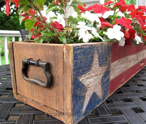 Pallet Wood 4th Of July Memorial Day Centerpiece 006 Pallet Crafts