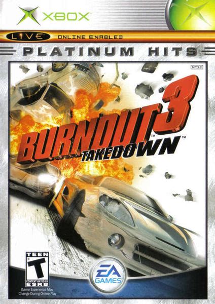 Burnout 3 Takedown Platinum Hits Xbox Jandl Video Games New York City