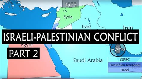 Israel Palestine Conflict Summary On A Map Youtube
