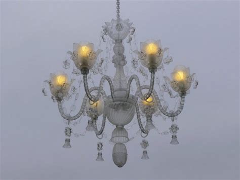 Chandeliers Constructed From Recycled Plastic Pet Bottles By Veronika