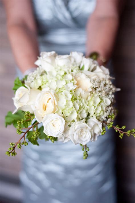 Rose And Hydrangea Bouquet Flower Girls Inc Elizabeth Anne Designs The Wedding Blog