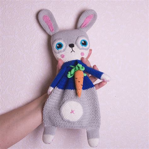 Pattern Bunny Ragdoll Crochet Pattern Amigurumi Pattern Etsy