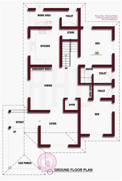 Beautiful Kerala House Photo With Floor Plan Kerala Home Design And