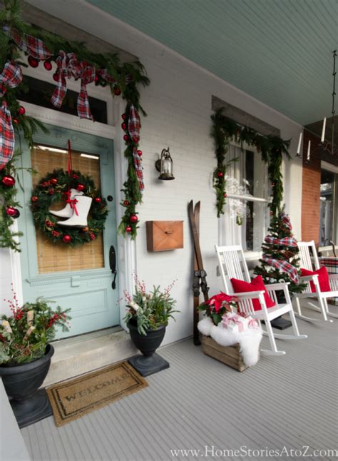 Porch Christmas Decorations Diy Front Porch Decorating Ideas