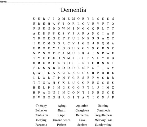 We did not find results for: Dementia Word Search - WordMint