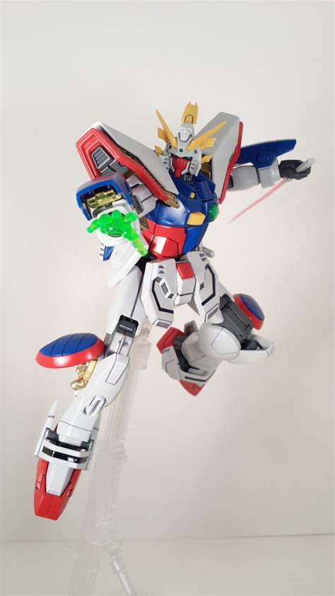 Shining Gundam Uses Its Shining Finger Attack Gundam Model Kit