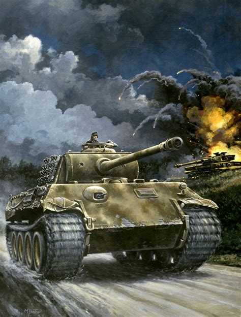 Panzerkampfwagen V Panther Military Artwork Military Art Military