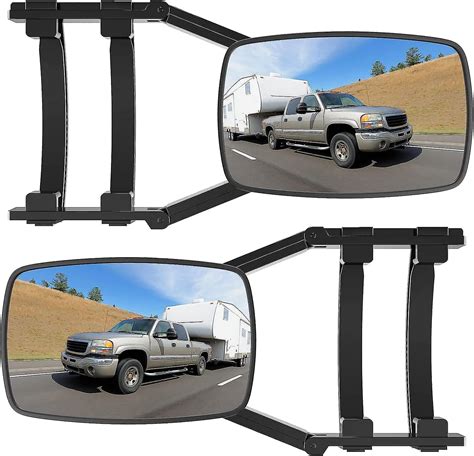 Clip On Towing Mirrors Car Mirror Extenders For Towing Universal Towing Mirrors 360 Rotation