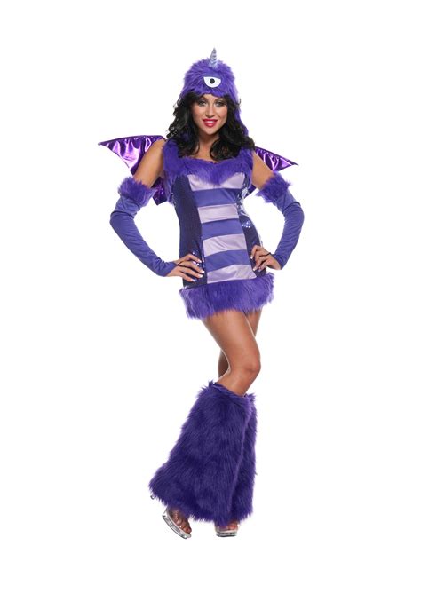Sexy One Eyed One Horn Flying Purple People Eater Costume Halloween Costume Ideas 2023