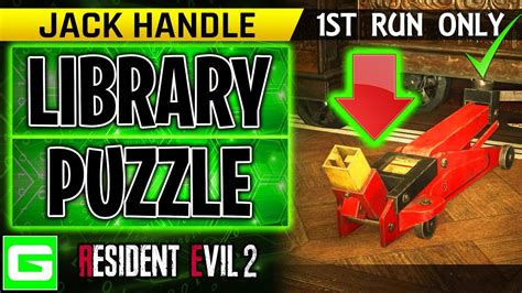 Resident Evil 2 Remake Library Puzzle - How to Find the Jack Handle