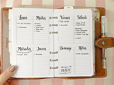 Free Planner Printable English Spanish And Personal A5 Agenda