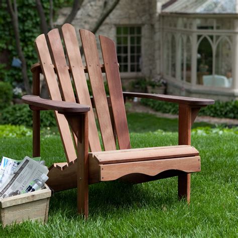 Shop in a variety of styles and colors to match your aesthetic. Ergonomic Outdoor Patio Adirondack Chair in Red Shorea ...
