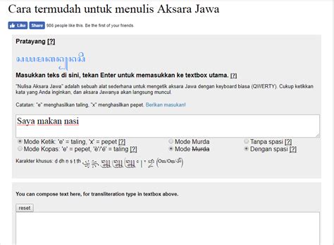 Translate Aksara Jawa Hanacaraka Cara Mudah Menulis Aksara Jawa Di