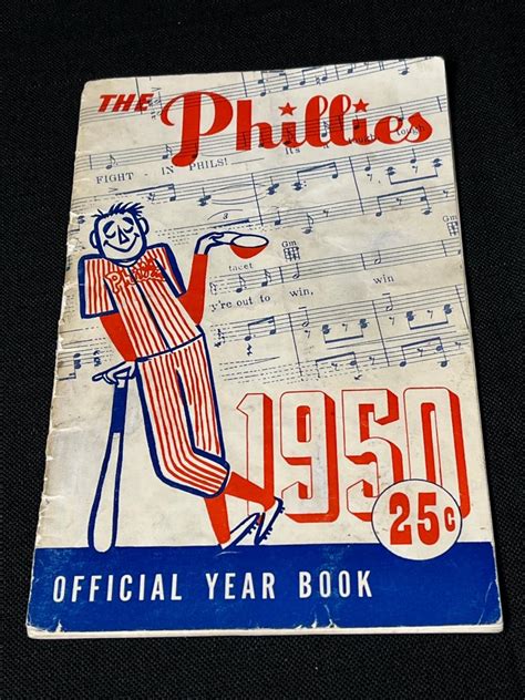 Lot 22 Philadelphia Phillies 1950 Yearbook 1