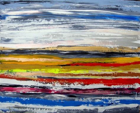 Sale Abstract Landscape Acrylic Painting By Sallykellypaintings