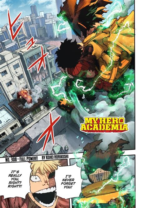 Mha Ch308 Colored By Hexamendle My Hero Academia My Hero Academia Manga Manga Pages