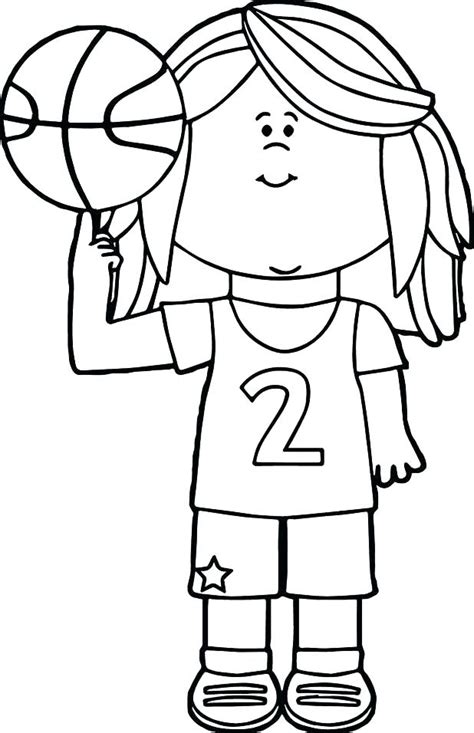 Free sports printables of famous basketball players jordan, shaq. Girl Basketball Coloring Pages at GetColorings.com | Free ...