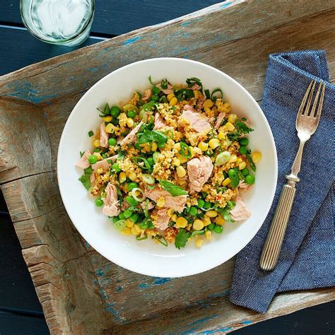 Everybody understands the stuggle of getting dinner on the table after a long day. Quick tuna couscous salad - Healthier. Happier. Quick ...