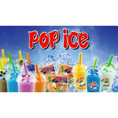 Minuman Pop Ice Blender Halal All Varian Sachet 25gr Es Blender