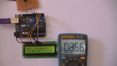 Interfacing Arduino With Current Transformer Ac Current Measurement