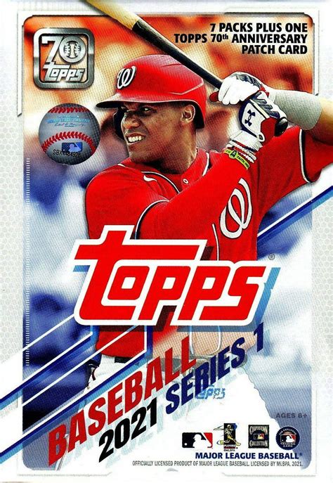 Buy Topps 2021 Series 1 Baseball Trading Card Blaster Box With