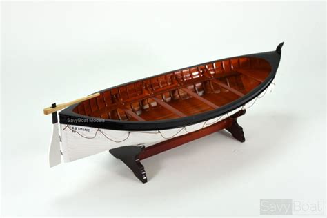 Titanic Lifeboat 24 Wooden Handmade Row Boat Model