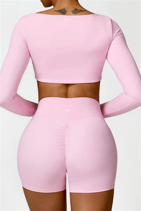 soft sculpt long sleeve crop top base body