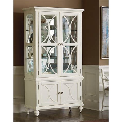 Showing relevant, targeted ads on and off etsy. American Drew Lynn Haven Curio China Cabinet in White ...