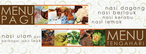 For more information and source, see on this link : Door Gift Cute: BANNER KEDAI MAKAN.