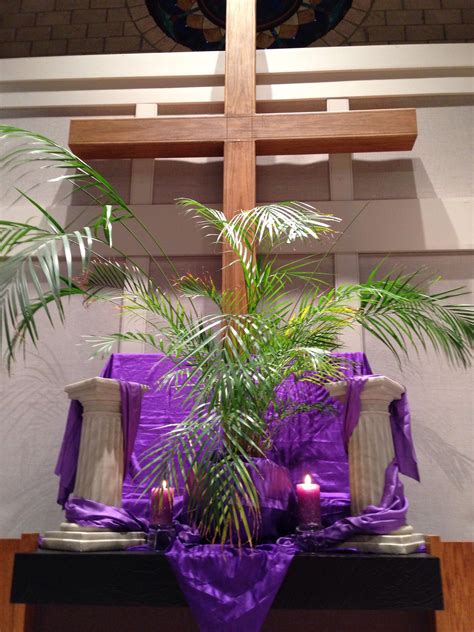 Palm Sunday 2014 I Have Used This Palm Each Year For The Altar For
