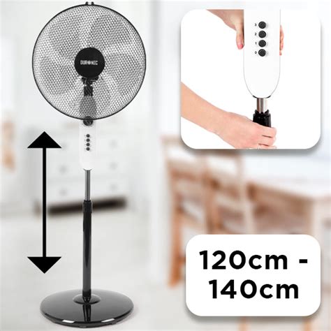 Duronic Pedestal Fan Fn45 Stand Up Fan Floor Standing Cooling 16 Inc