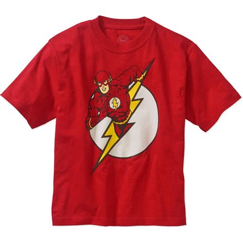 The Flash Dc Comics The Flash Logo T Shirt Little Boys And Big Boys