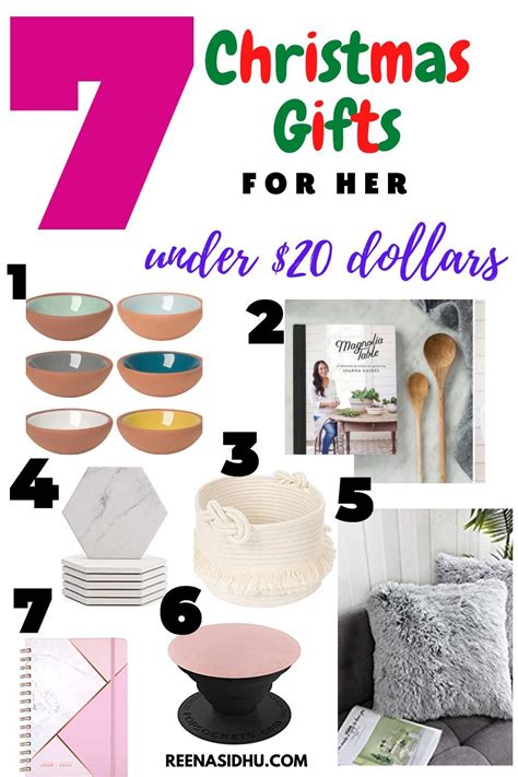 Great holiday gifts for her. 7 Great Christmas Gifts For Her Under $20 in 2020 ...