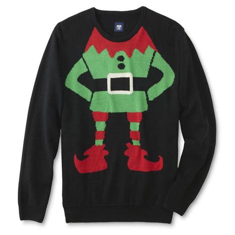 Route 66 Men S Big And Tall Ugly Christmas Sweater Elf
