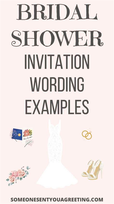 21 bridal shower invitation wording examples someone sent you a greeting