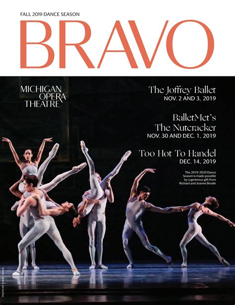 Program Bravo Fall 2019 Dance By Detroit Opera Issuu