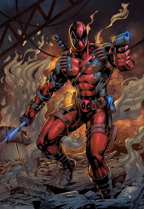 Redskulls Page Deadpool By Maksim Strelkov Marvel Comics Marvel E