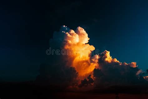 Dramatic Clouds Formation At Sunset Stock Photo Image Of Cloud