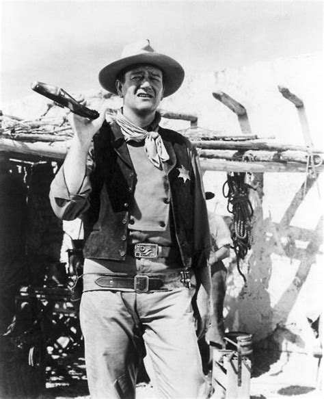 John Wayne Wearing The Red River Belt Buckle John Wayne John Wayne
