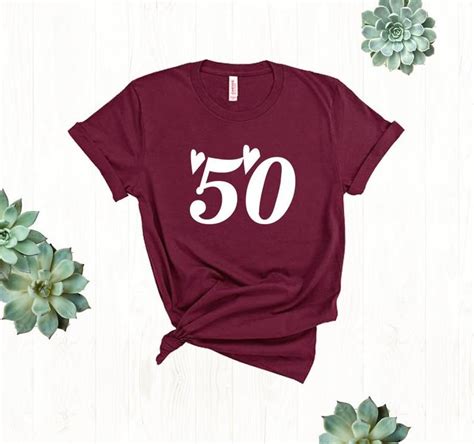 50th Birthday Shirt 50th Birthday Gift 50th Birthday 50 | Etsy | Birthday shirts, Birthday party ...
