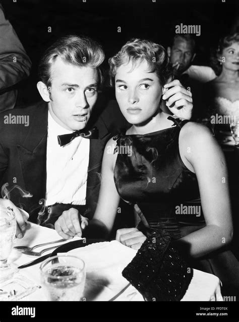 Dean And Andress 1955 Namerican Actor James Dean With Swiss Actress