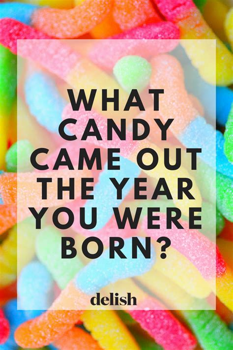 Heres What Candy Came Out The Year You Were Born Popular Candy Snacks Candy