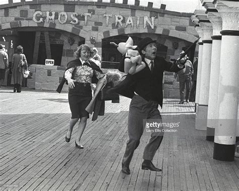 English Actor Kenneth Williams 1926 1988 And Actress Patsy Rowlands